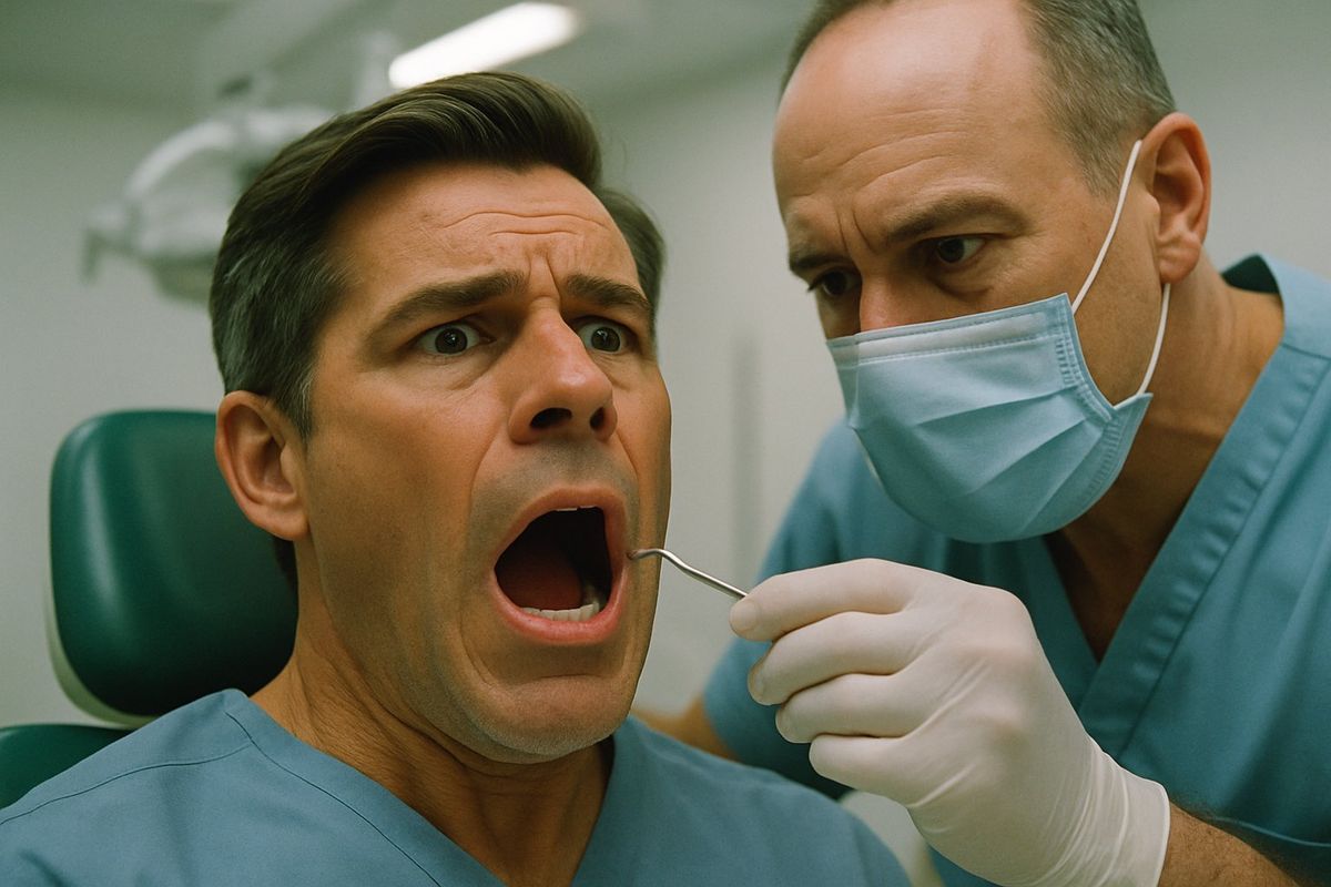 Your tooth is healthy. No decay, no fracture, no infection. But the crown has definitely changed shape.